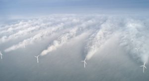Wakes in offshore wind farm